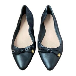 Kate spade black ballet flat loafers pointed toe size 8 medium. Sadly too small